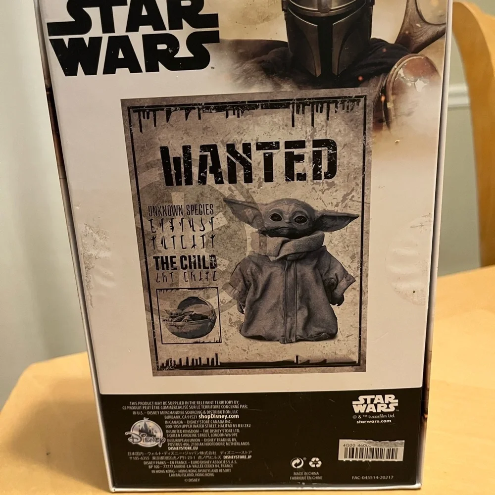 Disney Star Wars The Mandalorian The Child Wanted Poster 1000piece jigsaw puzzle